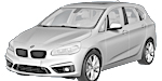 BMW F45 B2296 Fault Code